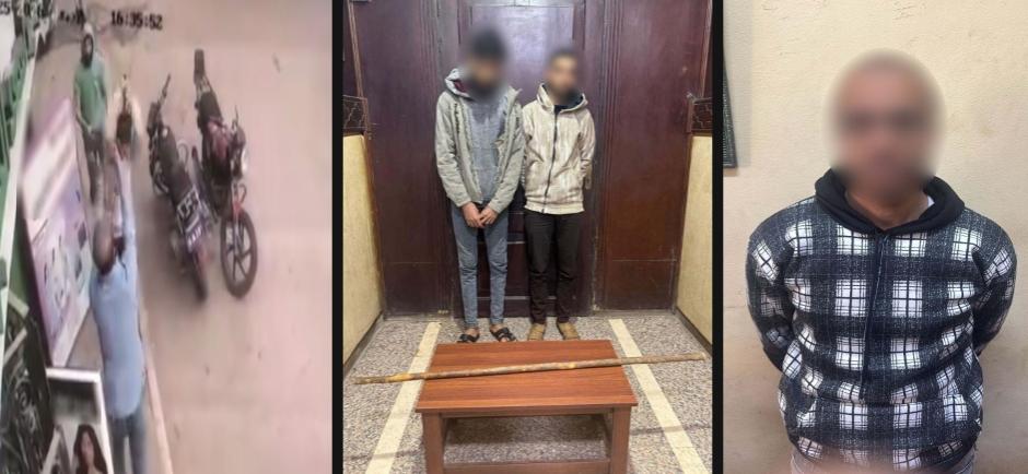 خلافات عائلية تتحول لخناقة داخل صيدلية بسوهاج.. وضبط المتهمين