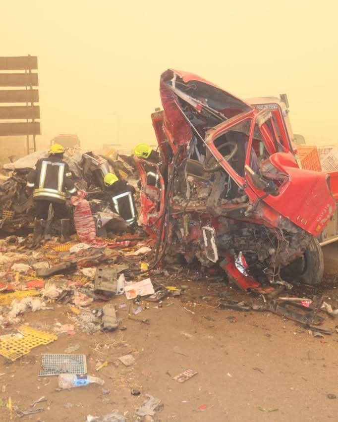 مصرع 8 وإصابة 4 في حادث مروع بطريق السادات بالمنوفية