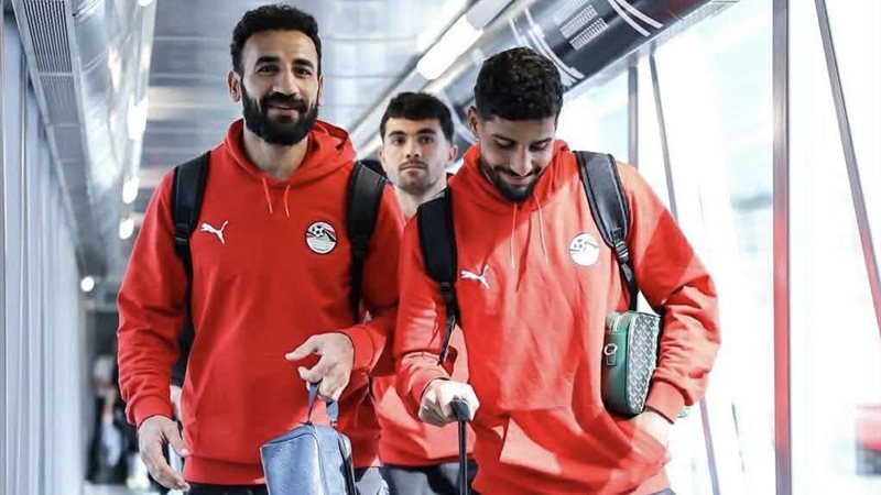 بعثة منتخب مصر تصل القاهرة