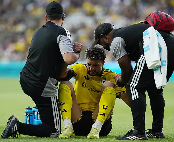 إصابة وسام أبو علي بقطع في الرباط الصليبي