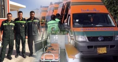 إصابة 10 أشخاص إثر انقلاب ميكروباص بالطريق الصحراوي في المنيا