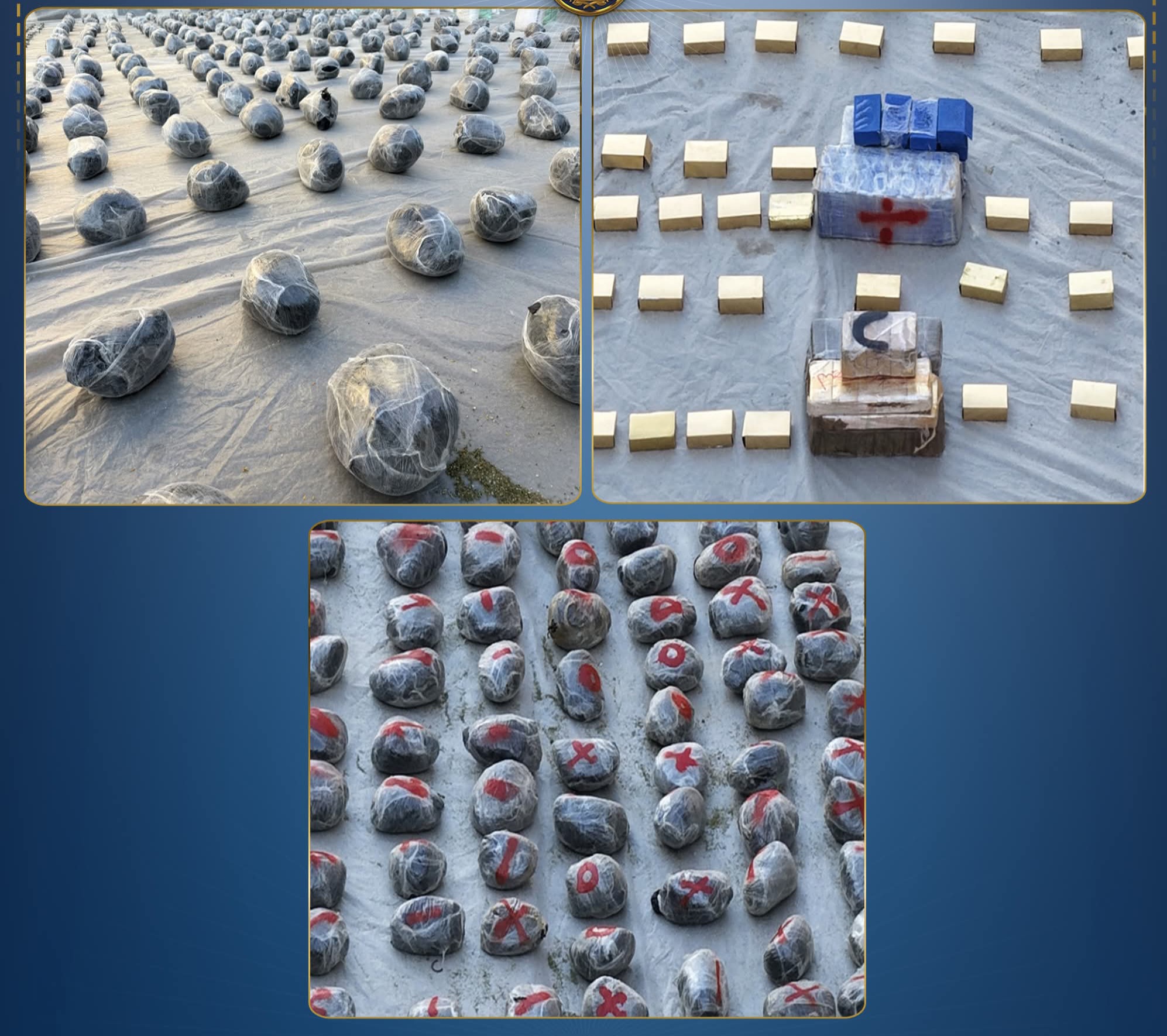 ضـ ـبط 2 طن مواد مخـ ـدرة بقيمة 116 مليون جنيه بحـ ـوزة تشكيل عصـ ـابي بالسويس