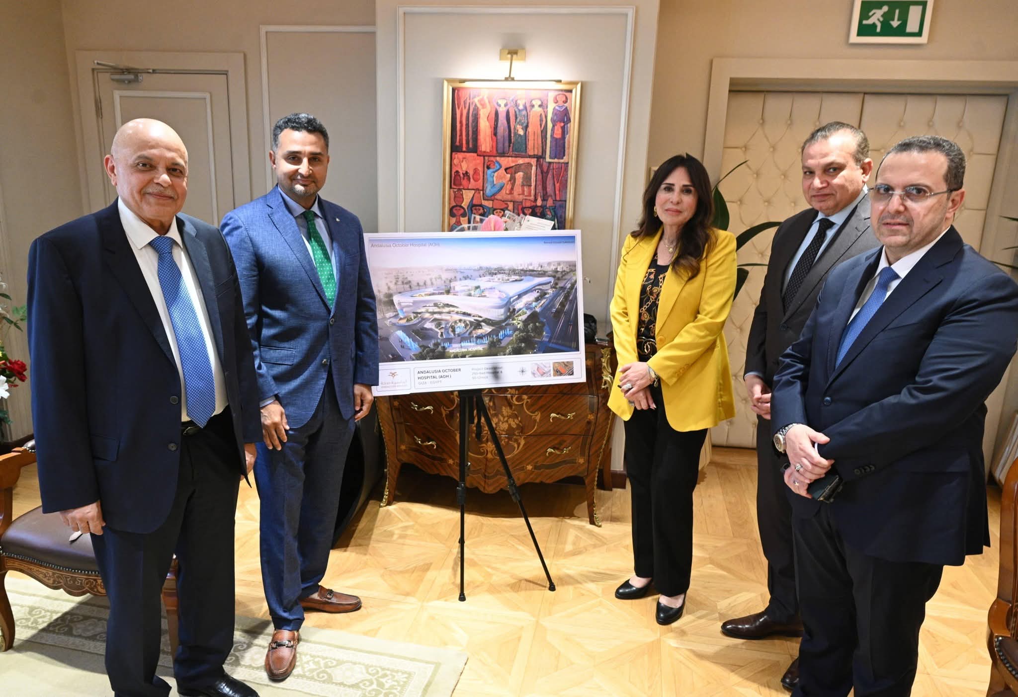 وزيرة الإسكان تلتقي مسئولي "مجموعة أندلسية الطبية" لبحث فرص التعاون بشأن المشروعات الصحية بالمدن الجديدة