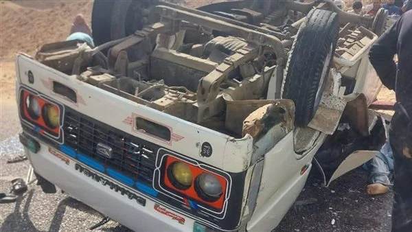 حـ ـادث مـ ـروع بالمنوفية ... وفـ ـاة شخص وإصـ ـابة 22 في انقـ ـلاب ميكروباص