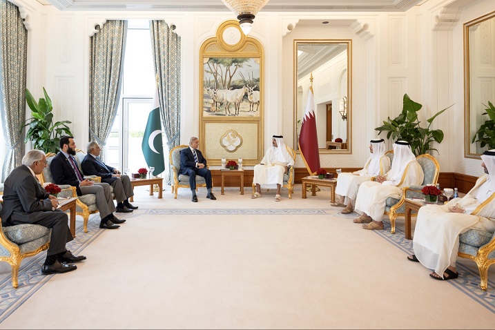 أمير قطر ورئيس وزراء باكستان يناقشان تعزيز الأمن الإقليمي وسلاسل إمداد الطاقة