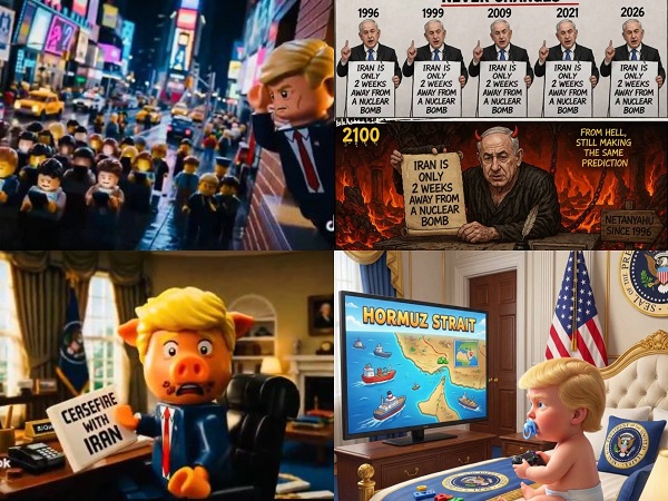 إيران تستغل السخرية الرقمية في مواجهتها مع الولايات المتحدة وإسرائيل