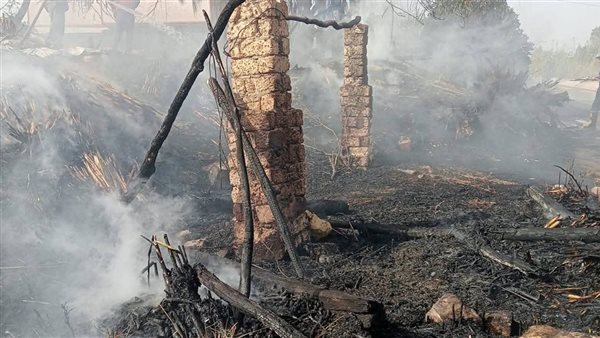مأساة في البحيرة: وفاة طفل في حريق داخل عشة زراعية