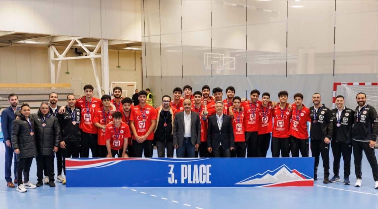 منتخب اليد للشباب يعود إلى القاهرة ببرونزية البحر المتوسط