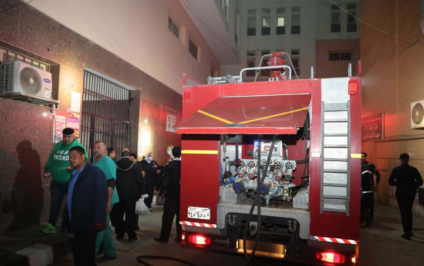 السيطرة على حريق معهد الكبد بالمنوفية بعد تحرك عاجل من المحافظ