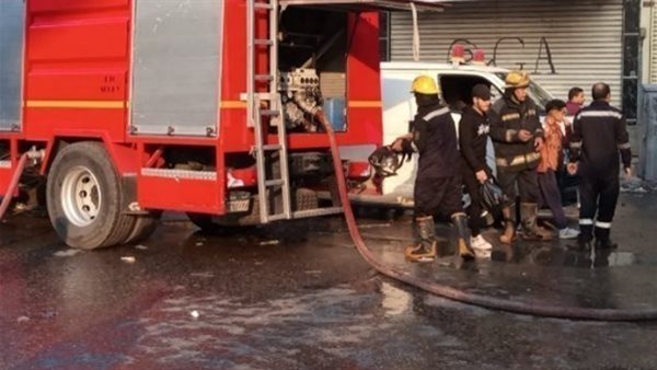 السيطرة على حريق دراجة نارية في حدائق القبة بعد حادث تصادم