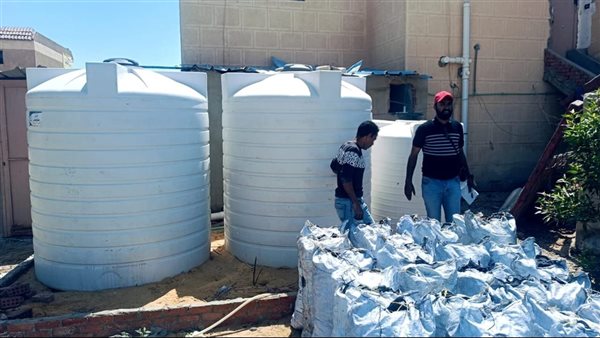 ضبط حالة سرقة مياه في العين السخنة خلال حملة مكثفة