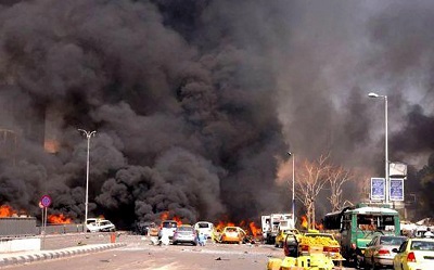 ارتفاع عدد المصابين في انفجار سيارة بدمشق إلى 18 شخصًا