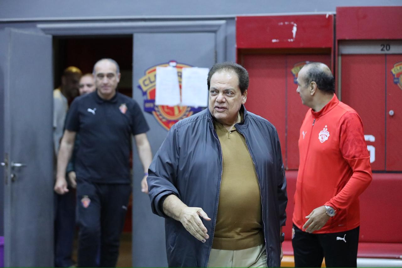 أبو العينين يحفز لاعبي سيراميكا لتحقيق الفوز على الزمالك في الدوري