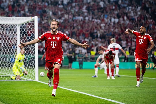 بايرن ميونخ يتوج بكأس ألمانيا بفضل هاتريك هاري كين