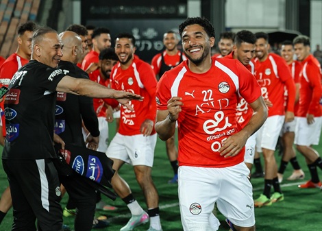 احتفالية مميزة لمنتخب مصر بمناسبة إنجاز مرموش وضمت لاعبين جدد