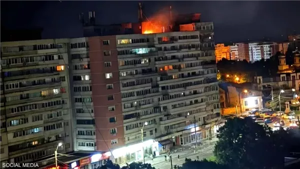 أول اختراق روسي لأجواء رومانيا يتسبب في دمار مبنى سكني