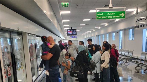 إقبال غير مسبوق على المونوريل في احتفالات عيد الأضحى