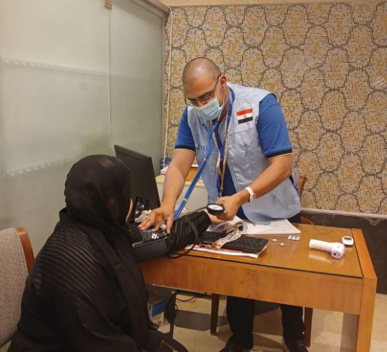 25 ألف خدمة طبية للحجاج المصريين في الأراضي المقدسة