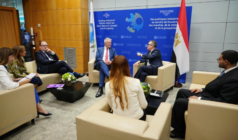 وزير التخطيط يبحث مع أمين OECD استعدادات المرحلة الثانية من البرنامج القُطري