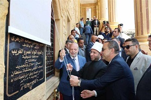 وزير الأوقاف يفتتح المسجد القبلي في منشأة سلطان بالمنوفية