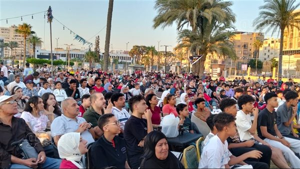 حماس جماهيري بالإسماعيلية لمتابعة مباراة مصر وإيران في كأس العالم
