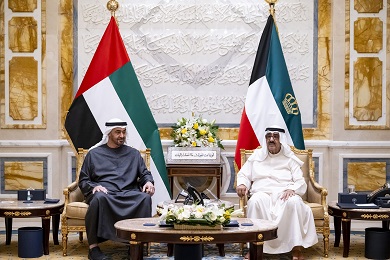 لقاء تاريخي بين رئيس الإمارات وأمير الكويت لتعزيز التعاون الإقليمي