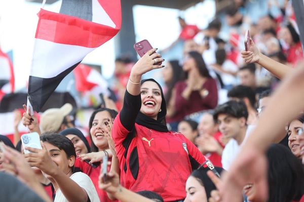جماهير غفيرة تحتشد في ستاد القاهرة لتكريم منتخب الفراعنة بعد المونديال
