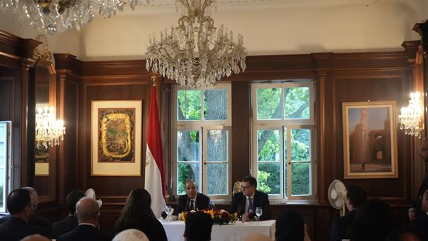 وزير الخارجية يلتقي الجالية المصرية في فيينا ويشيد بدورها الوطني