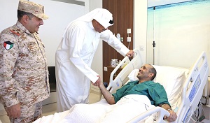 الكويت تعلن حالة الاستقرار لمصابي الجيش بعد هجوم الطائرات المسيّرة