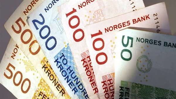 ارتفاع سعر الكرون النرويجي أمام الجنيه في تعاملات اليوم