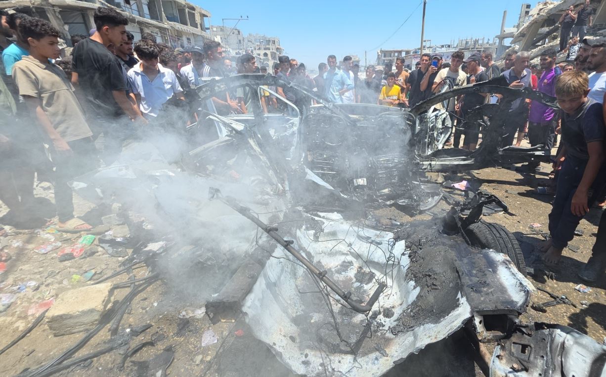 غارة للاحتلال تترك 14 مصابًا بينهم أطفال ونساء في غزة