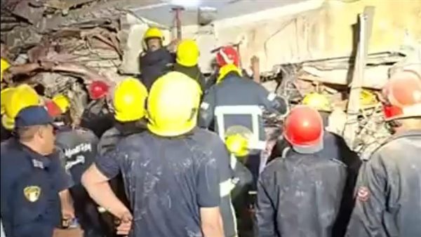 جهود مكثفة لانتشال ضحايا عقار زفتى المنهار في الغربية