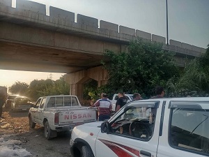 إجراءات احترازية ووقف 4 محطات مياه بعد انفجار خط الغاز بأبو صوير