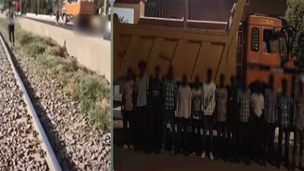 إحباط تسلل 14 أجنبيًا عبر كمين بأسوان بعد هروبهم من سيارة نقل