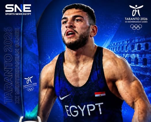 تجريد محمد القاسم من فضية المصارعة في ألعاب البحر المتوسط 2026