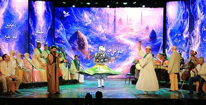 احتفالية "مدد يا رسول الله" تجذب الجماهير بالمسرح القومي