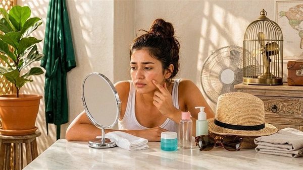 وصفات طبيعية فعالة لعلاج الحبوب الناتجة عن العرق والاحتكاك