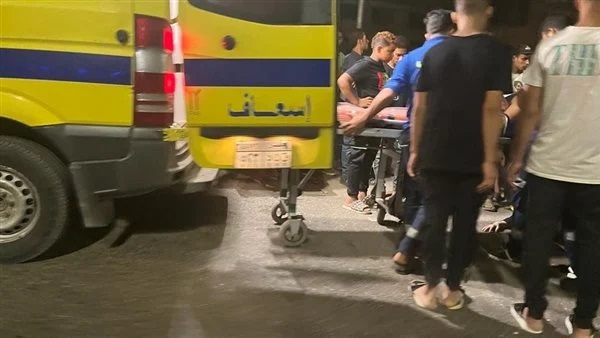إصابة سيدة ونجليها وسائق في حادث تصادم على دائري المنيب
