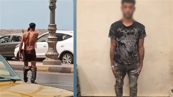 ضبط شخص بسبب فيديو يظهره في حالة غير طبيعية بالإسكندرية