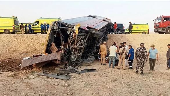 تفاصيل حادث أتوبيس نويبع: 22 حالة وفاة و28 مصاباً في الحادث المأساوي