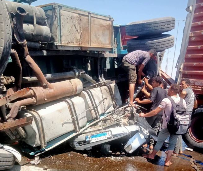 توضيح أمني حول مقاطع فيديو لحادث قديم على طريق القاهرة - الإسكندرية