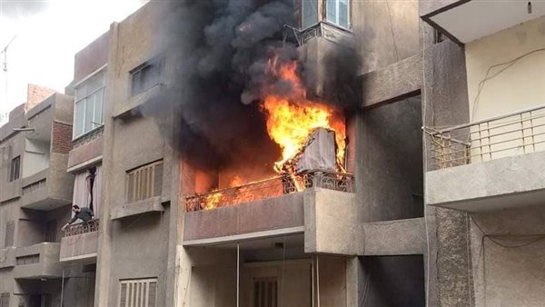 السيطرة على حريق داخل شقة سكنية في أوسيم دون إصابات