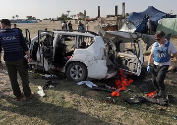 تحقيق يكشف عن تفاصيل مقتل 7 عمال إغاثة في غزة بيد الاحتلال الإسرائيلي