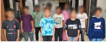 الداخلية تنقذ 10 أطفال من براثن متسولين في الجيزة