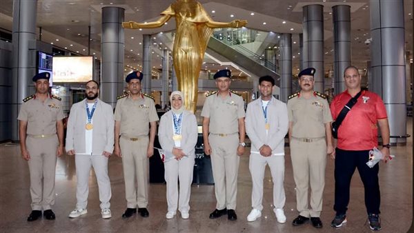 القوات المسلحة تحتفي بأبطالها الرياضيين بعد نجاحهم في دورة ألعاب البحر المتوسط