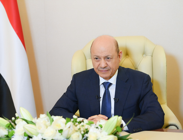 رئيس المجلس الرئاسي اليمني يحمّل الحوثيين مسؤولية التصعيد العسكري الأخير