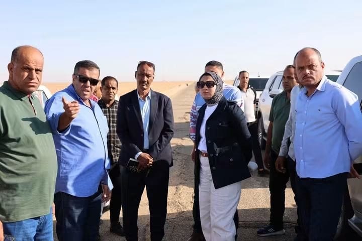 جولة ميدانية لمتابعة مشروعات البنية الأساسية في الوادي الجديد