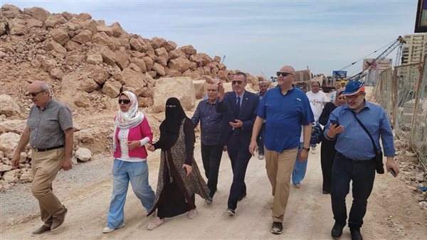 جولة تفقدية لمشروعات حماية شواطئ الإسكندرية لتعزيز الواجهة البحرية