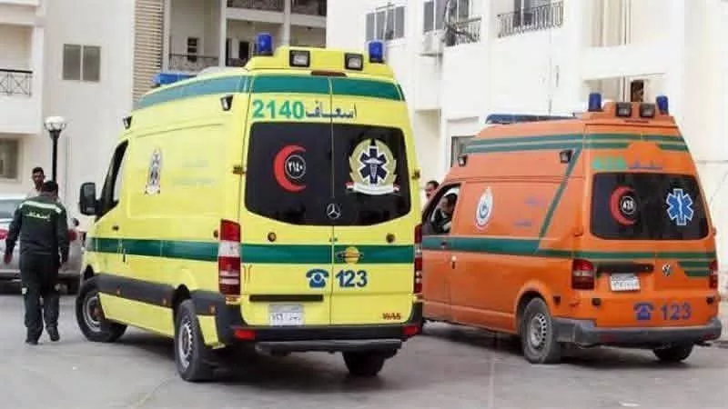 إصابة 6 أشخاص في حادث تصادم قطار بسيارة نقل بأسوان