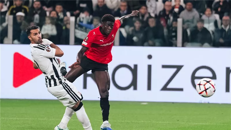 يوفنتوس يتعادل مع رين في مباراة مثيرة بالدوري الأوروبي